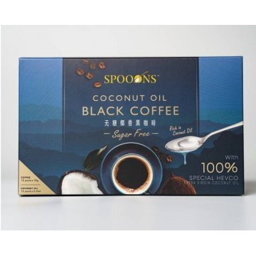 SPOONS HEVCO black coffee without sugar 2 IN 1 (15packs/Box)